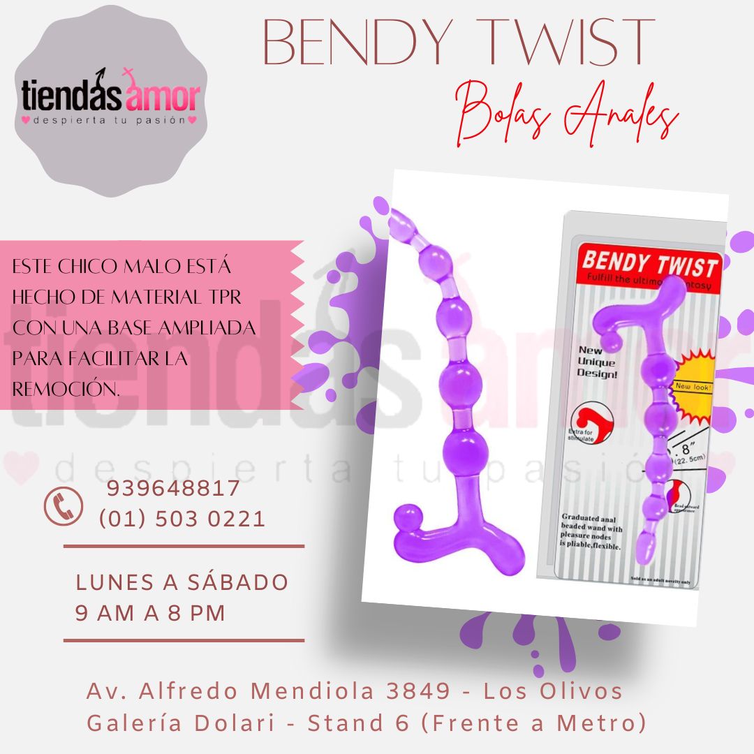 bendy twist bolas anales